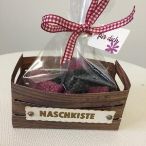 Naschkiste - Inhalt/ Deko nach Wunsch